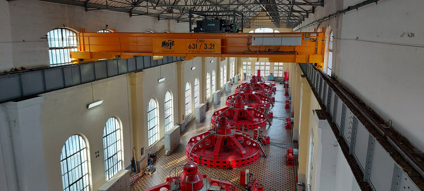 Meije renouvelle le pont roulant d’une usine hydroélectrique